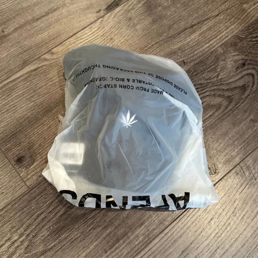 BNWT Afends - Foundation - Unisex Hemp Weed 6 Panel Black Cap Hat - Picture 5 of 6